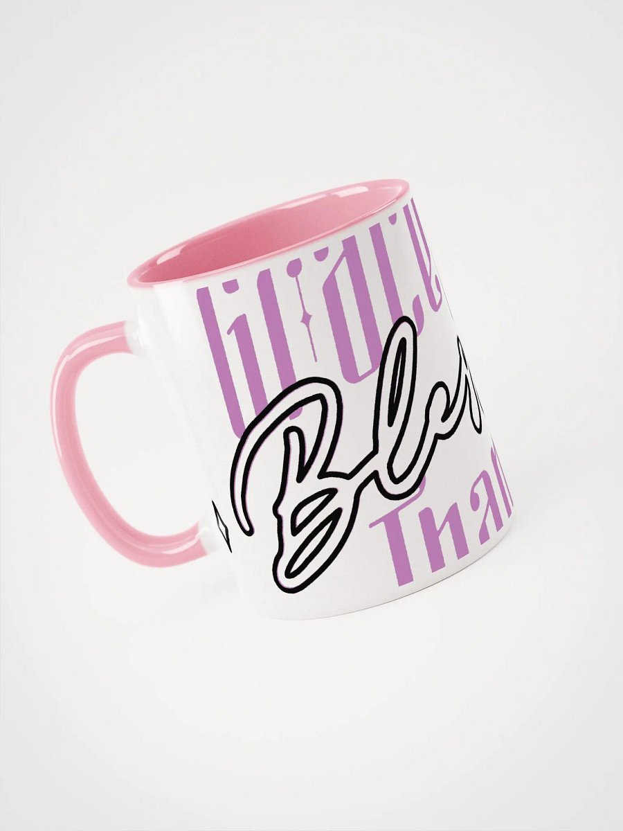 Grateful, Blessed, Thankful (Ceramic Mug with Color Inside) product image (1)
