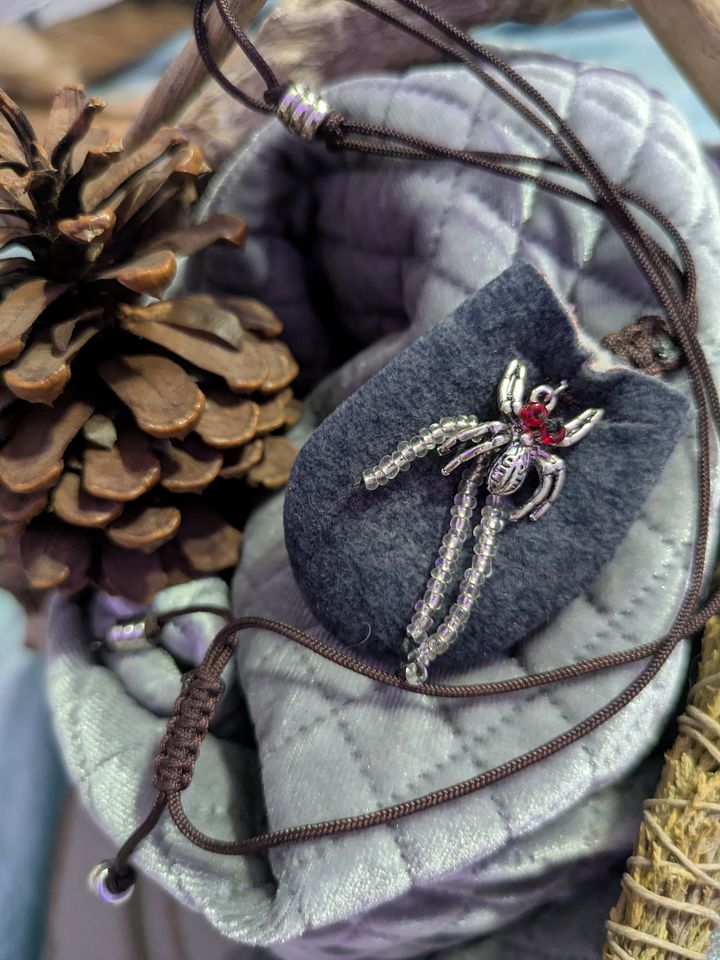 Webspinner Pouch Necklace product image (1)