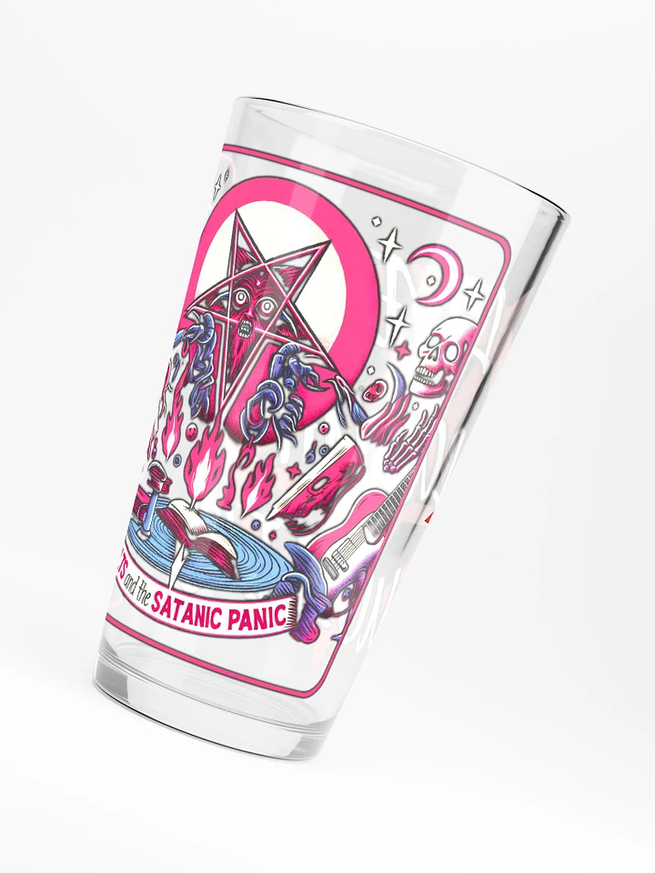 Cults and The Satanic Panic Pink Alter Pint Glass product image (1)
