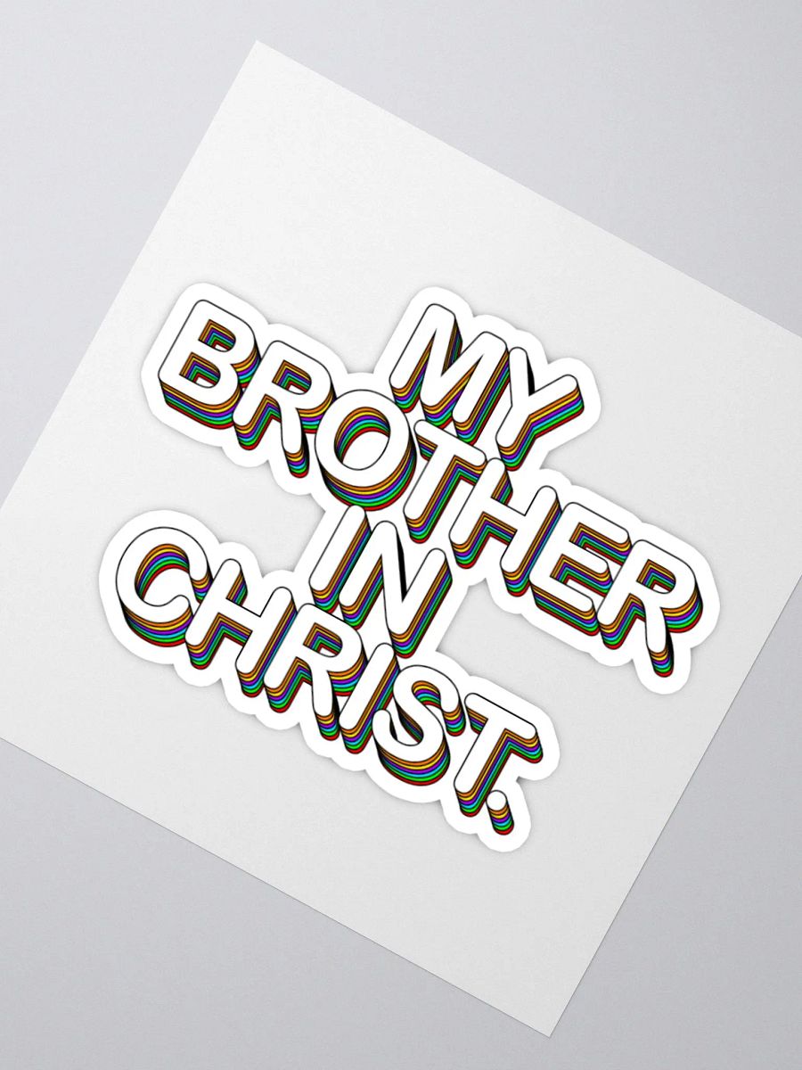 'My Brother In Christ' Sticker product image (5)