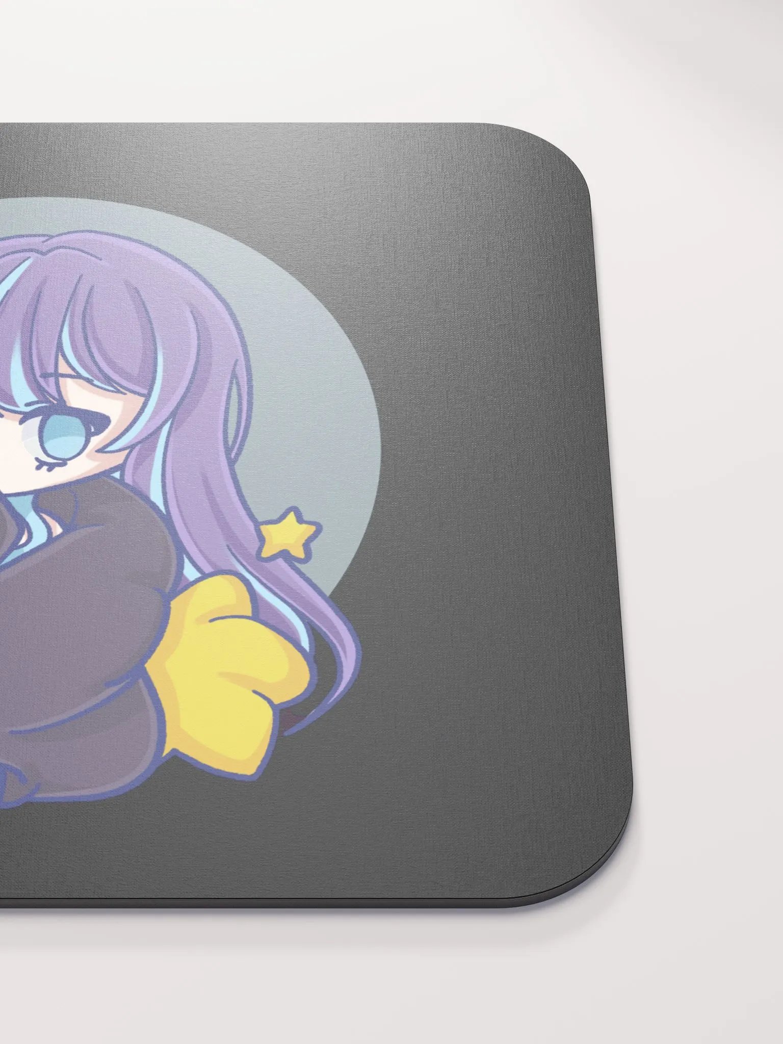 Sleepy Starry Chibi Mouse Pad product image (5)
