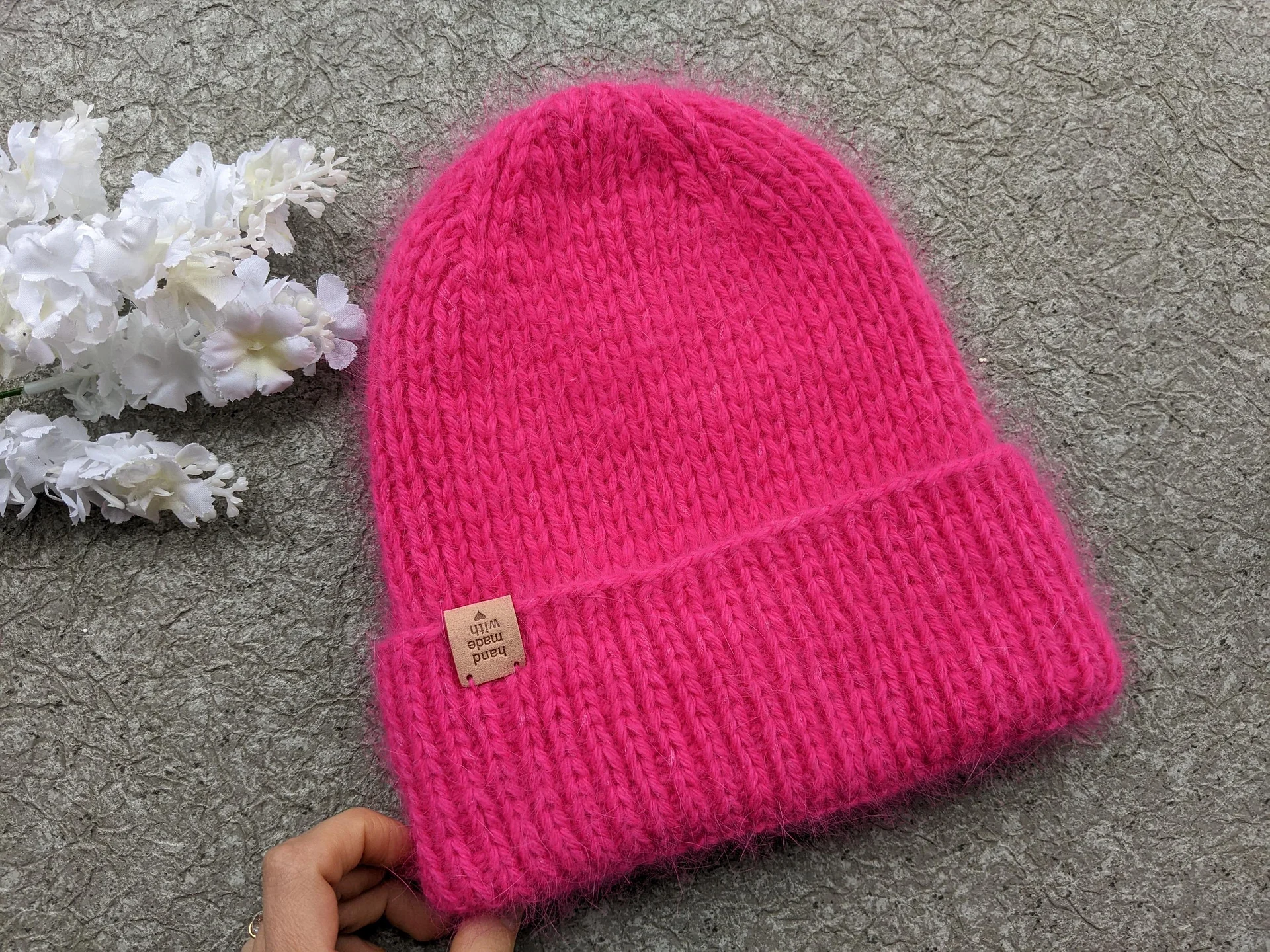 Ribbed Knit Winter Hat Pattern product image (9)