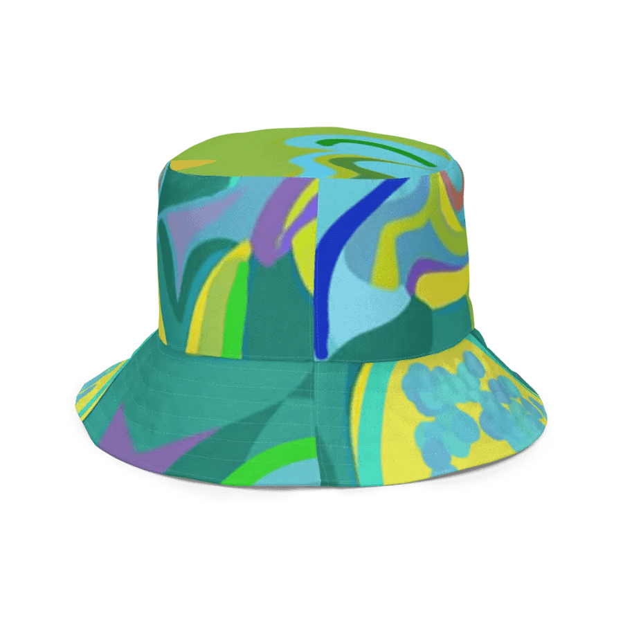Swirls of Serenity Reversible Bucket Hat product image (4)