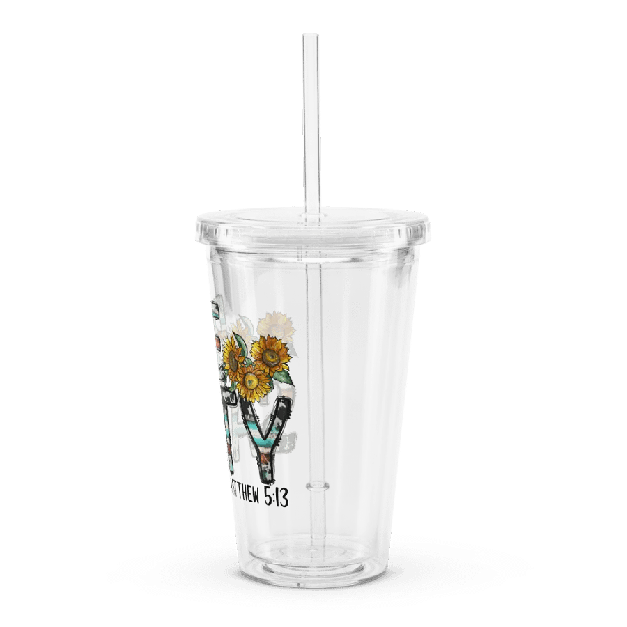 Be Salty - Double Wall Clear Plastic Tumbler product image (4)