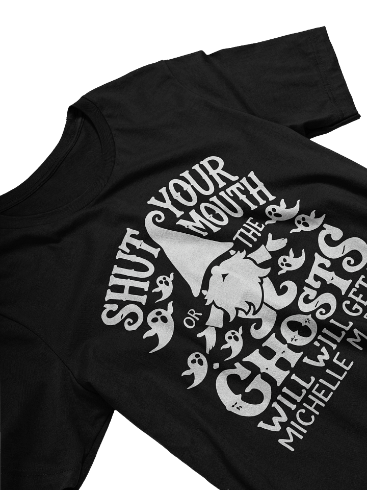 Shut Your Mouth Gnome Unisex t-shirt: White Text (XS to 5XL) product image (2)