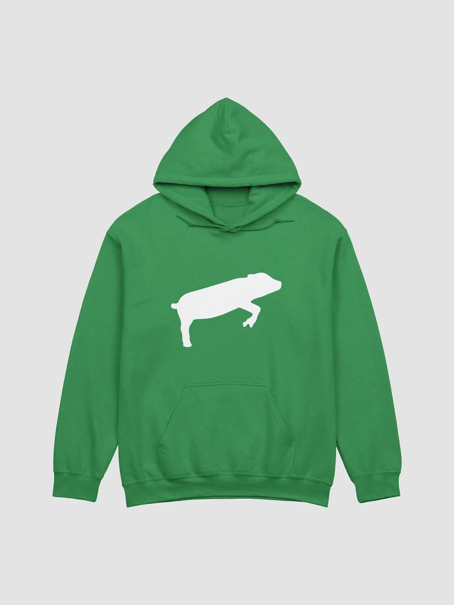 Leaping Pig WHITE (Gildan Classic Hoodie) product image (1)