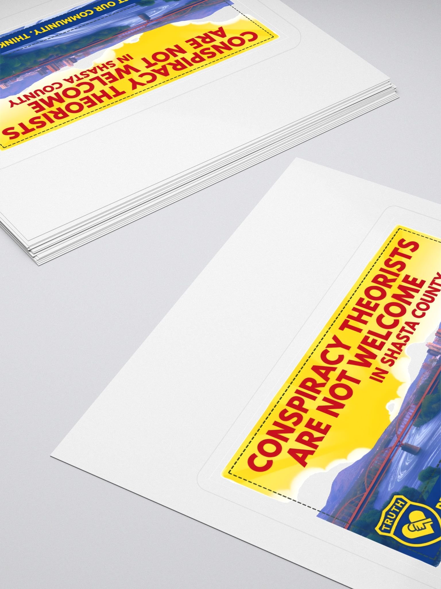 No Conspiracy Theorists in Shasta County Sticker Pack product image (4)