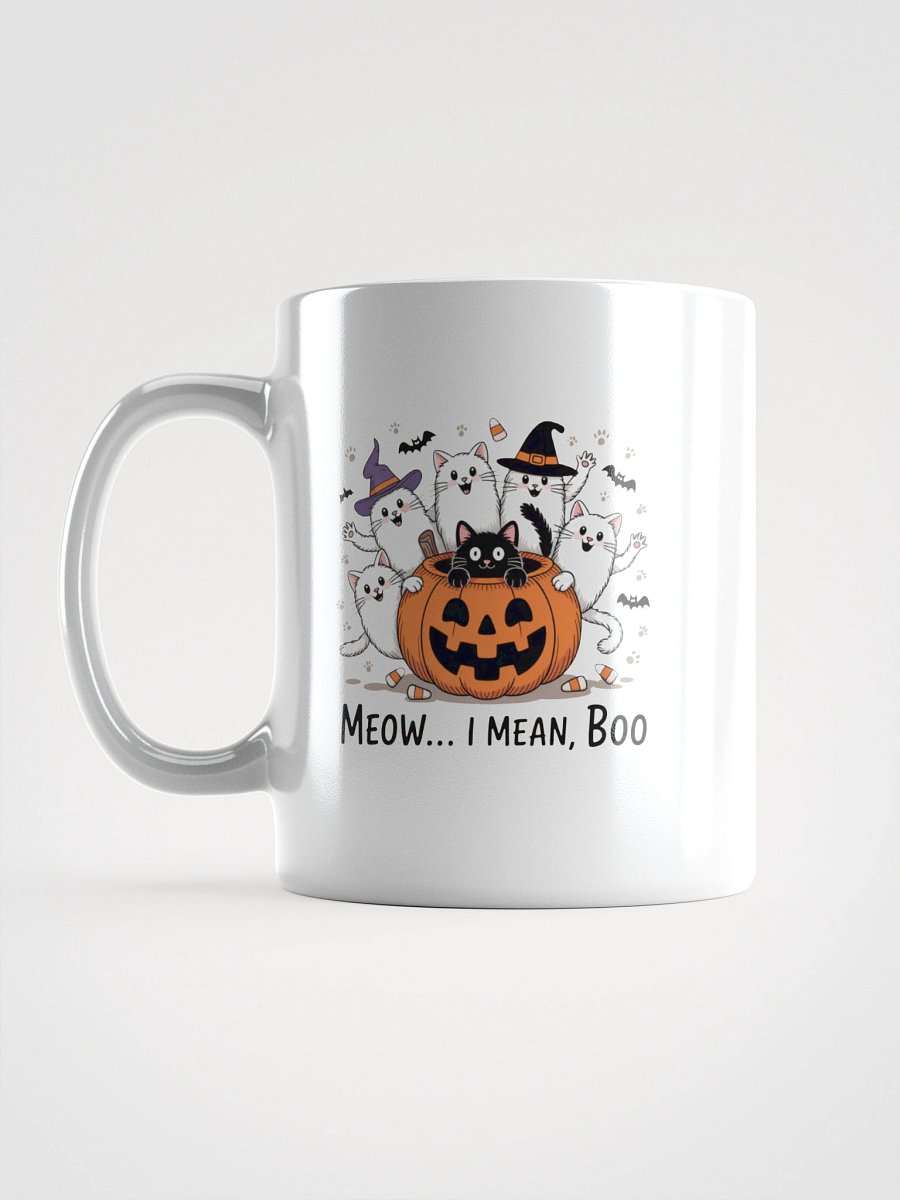 Meow I Mean Boo Cats Halloween Mug product image (16)