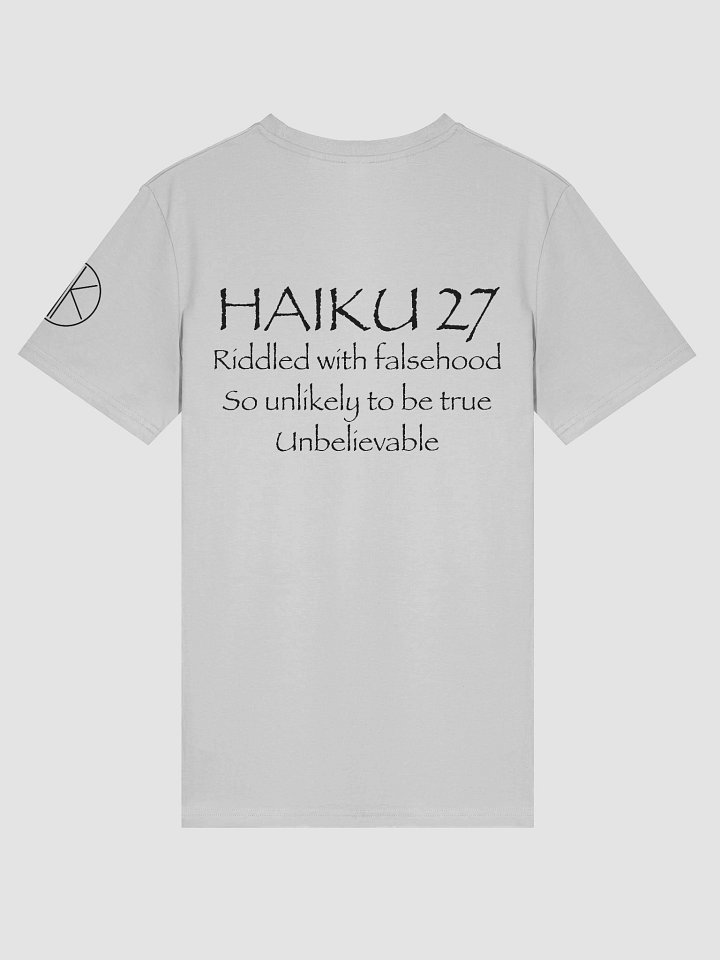 HAIKU 27 ORGANIC UNISEX TEE product image (2)