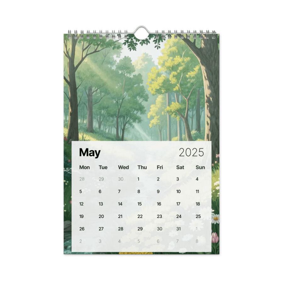 MAGICAL ANIME SEASONS WALL CALENDAR 2025 product image (10)