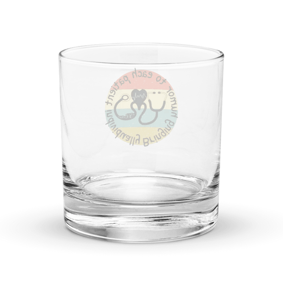 Bringing humor to each patient individually Rocks Glass product image (4)