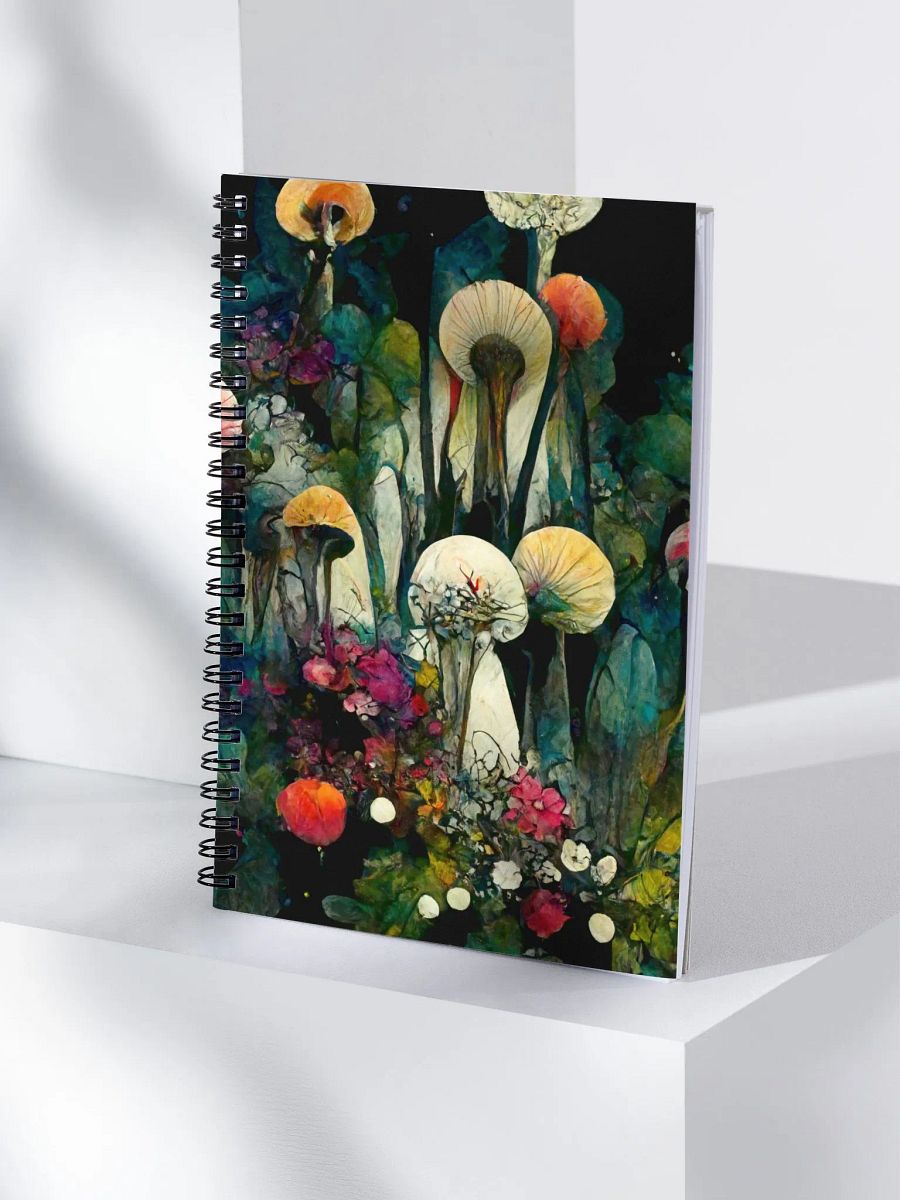 Fantasy Blooms Spiral Notebook product image (4)