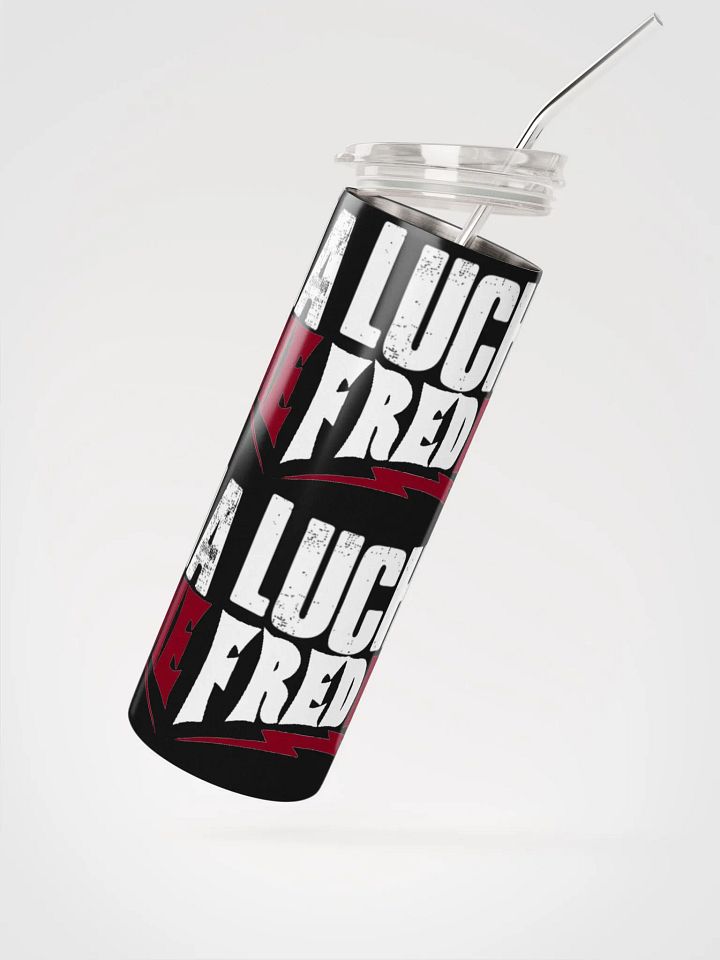 LuchaFredDIE logo tumbler product image (2)