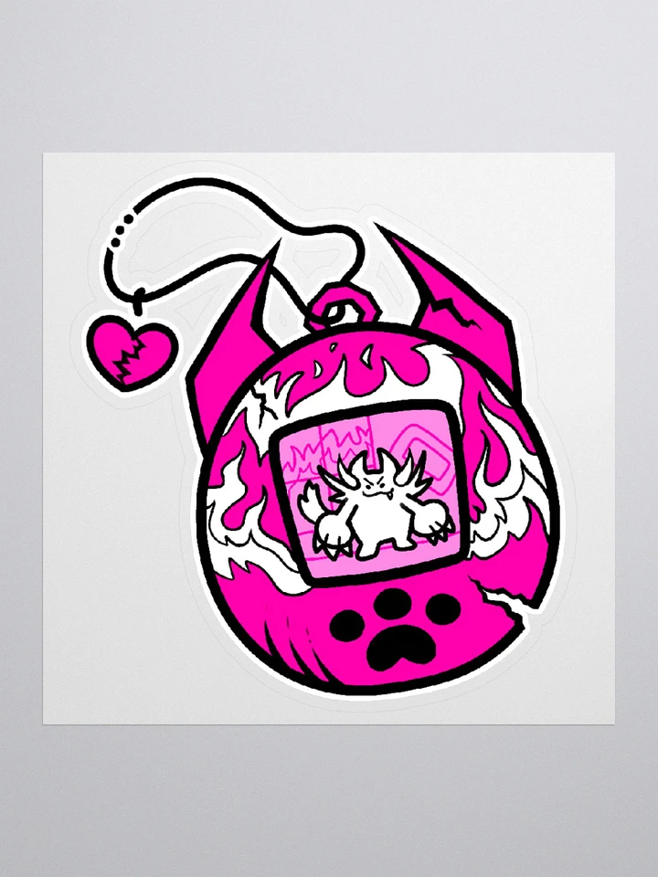 Heartbreaker Virtual Meow // Sticker 2 - Hot Pink product image (1)