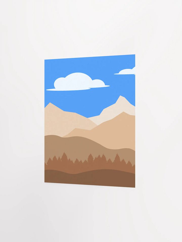 Mountain Valley Matte Paper Poster product image (10)