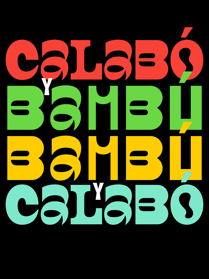 Calabó y Bambú Camiseta Unisex product image (1)