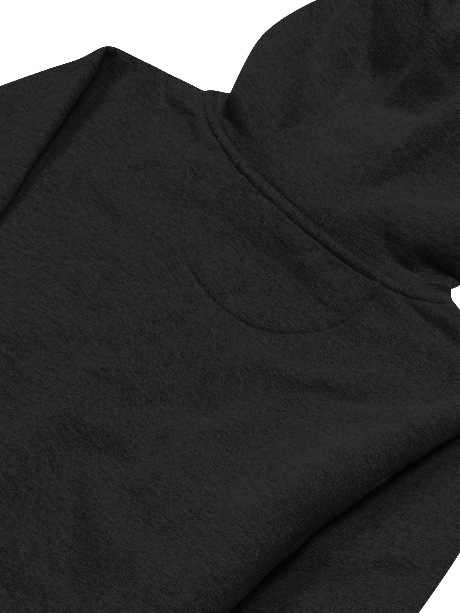 001: black stitched hoodie product image (4)