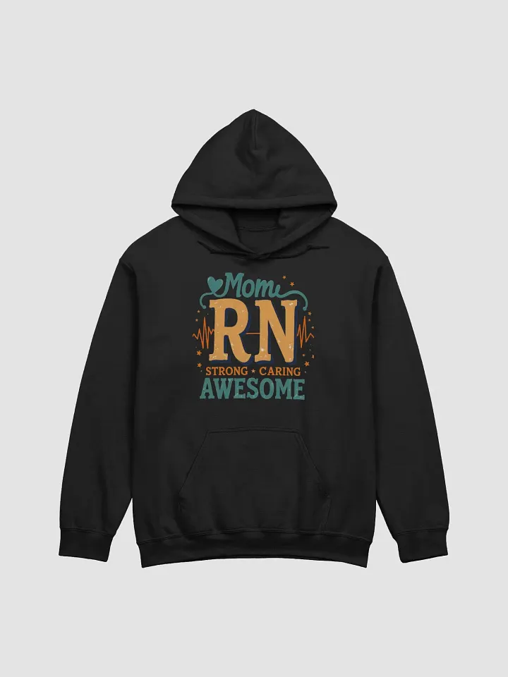 Mom RN Heartbeat Hoodie product image (7)