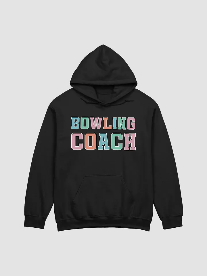 Bowling Coach Bold Hoodie product image (1)