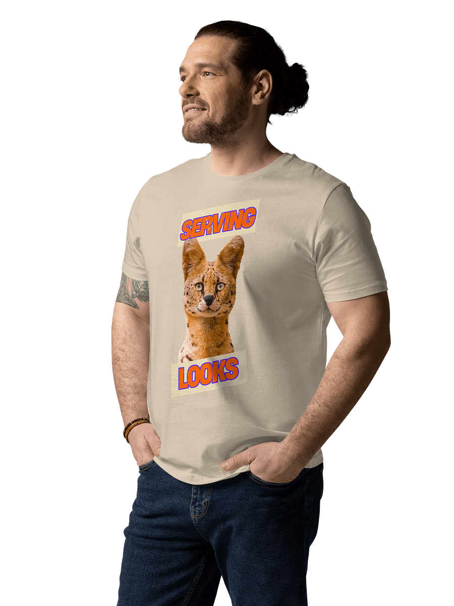 Serving Looks Wild Cat Organic Cotton T-Shirt product image (9)