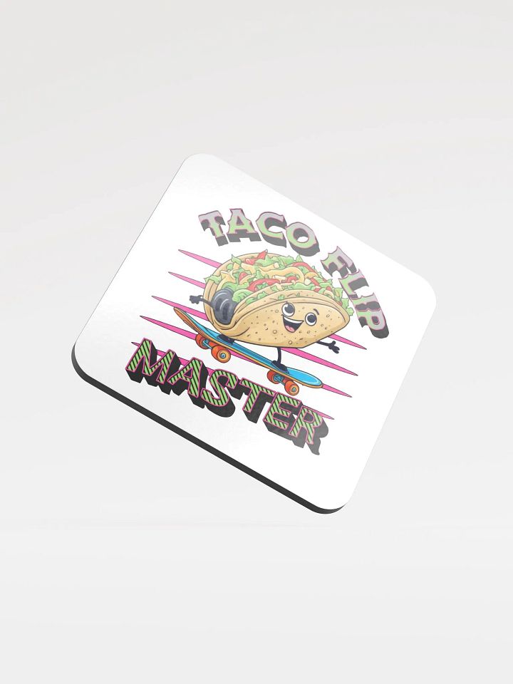 Taco Flip Master Cork Coaster product image (1)