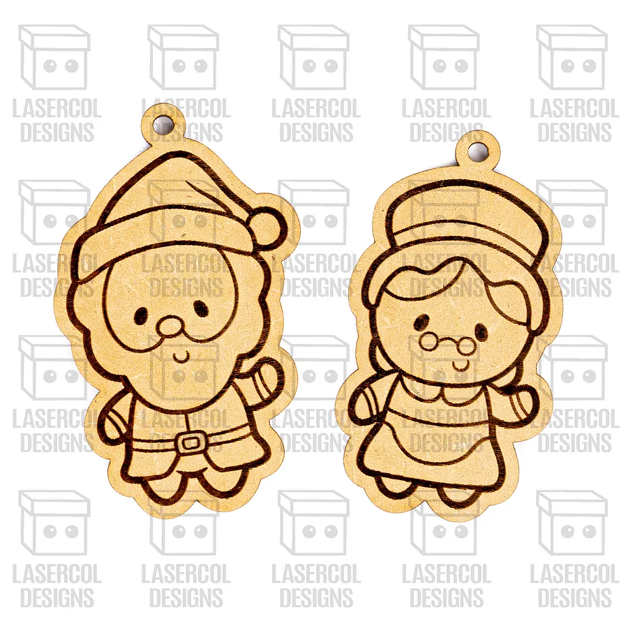 Christmas Ornaments - Laser Cut Files product image (8)