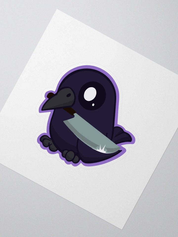 CrowInRobes Cleaver Sticker product image (3)