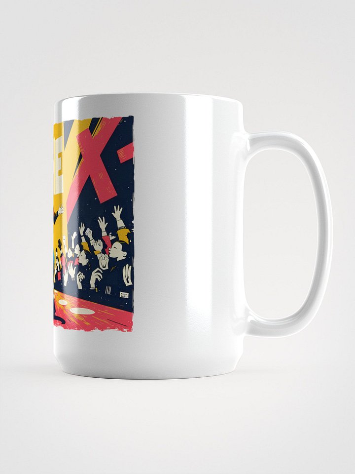 Cat Rockstar Glossy MUG | 'X HEHE X' product image (1)