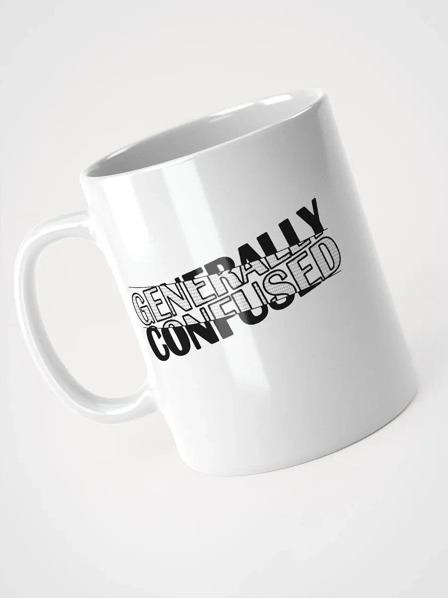 Generally Confused White Glossy Mug product image (3)