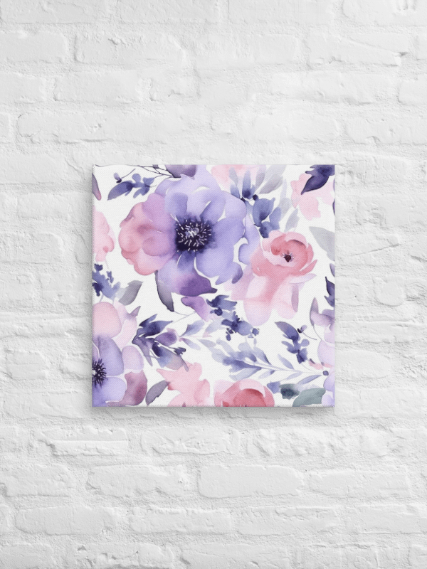 Pretty Pastel Petals: Canvas Print product image (2)