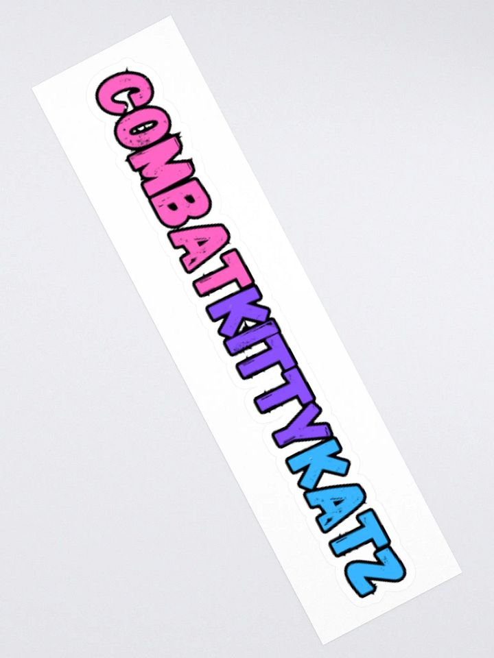 Neon CombatKittyKatz Stickers product image (2)