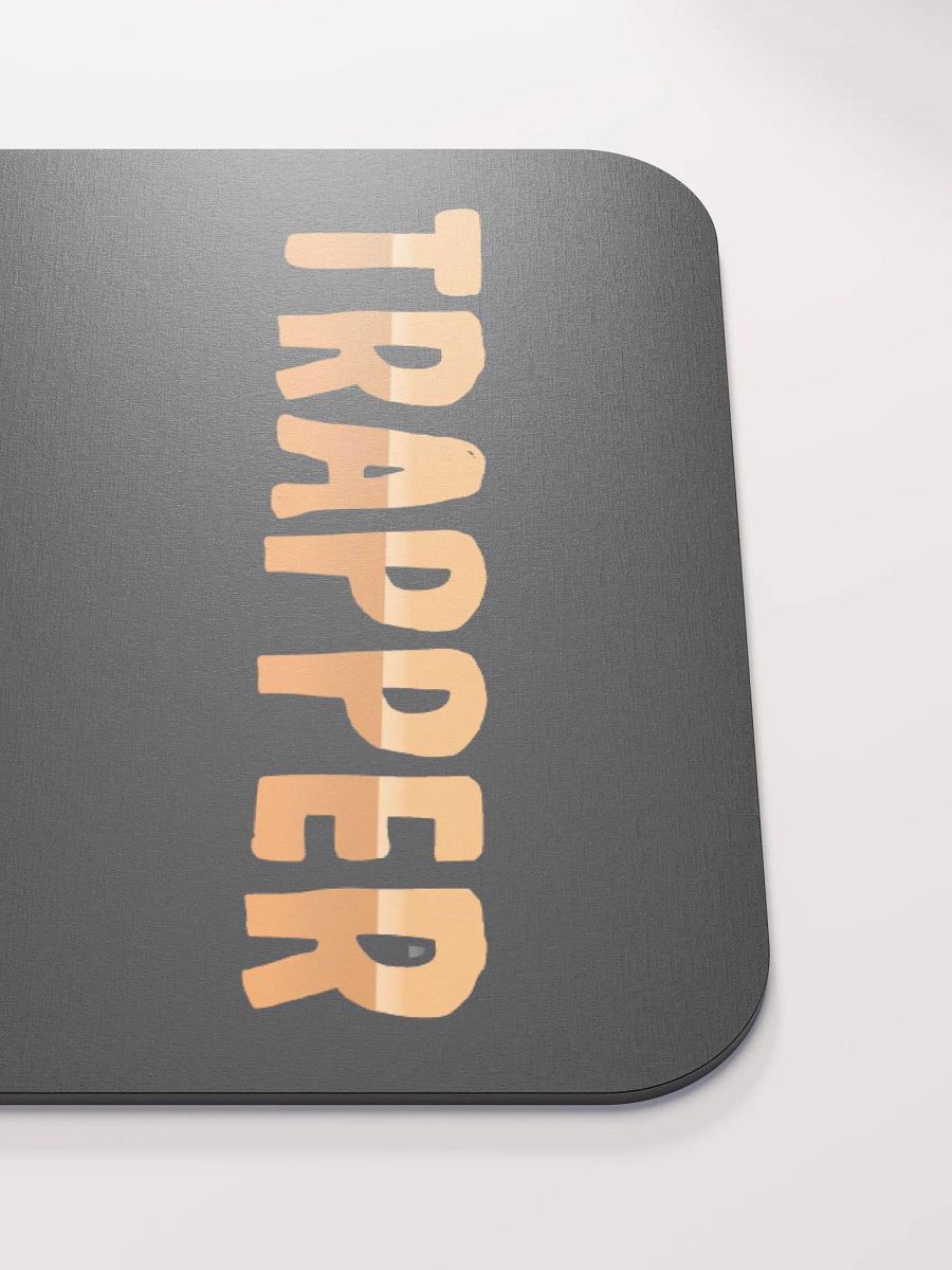 Trapper Logo Mouse Pad - Dark Background product image (5)