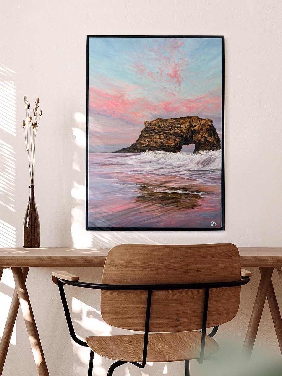 Natural Bridge, State Beach Art Print product image (5)