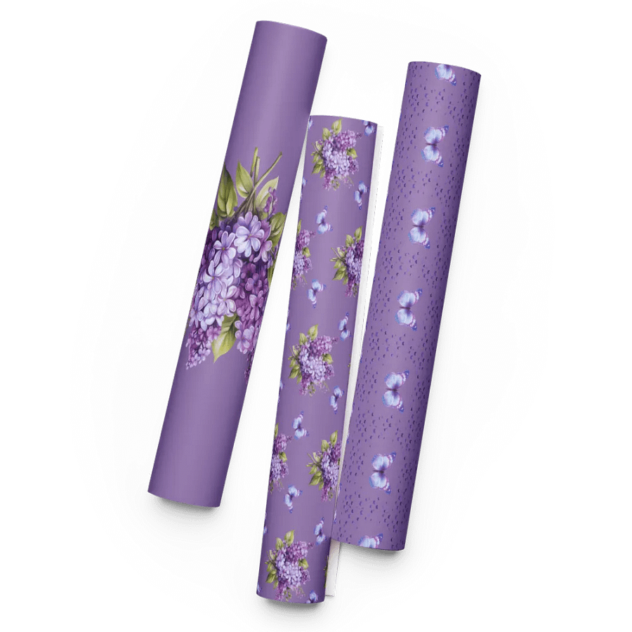 Lilac Bloom Wrapping Paper Set product image (6)