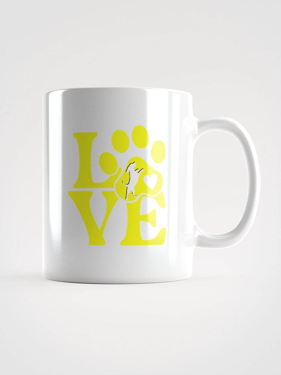 Dog Lover Coffee Mug, Yellow Love product image (1)