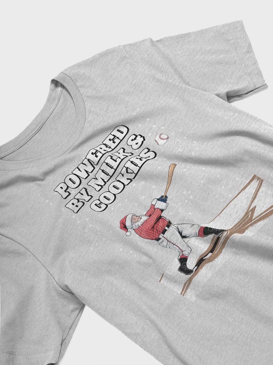 Powered By Milk And Cookies - Baseball T-shirt product image (15)