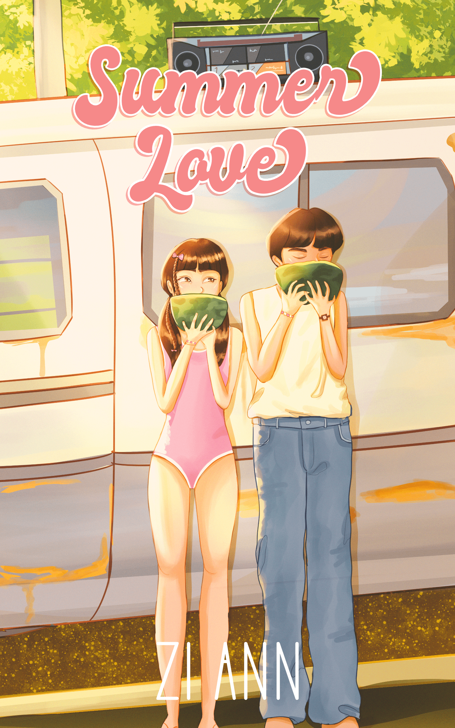 Summer Love: Premade Romance Book Cover product image (2)