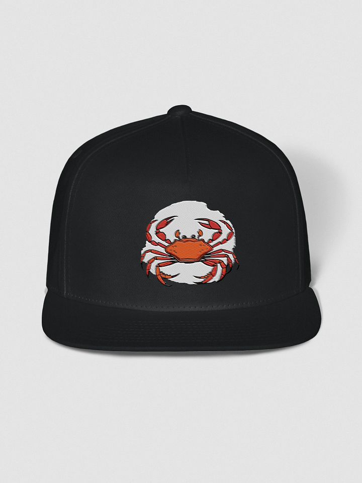 Clawsome Crab Flat Snapback Cap product image (5)