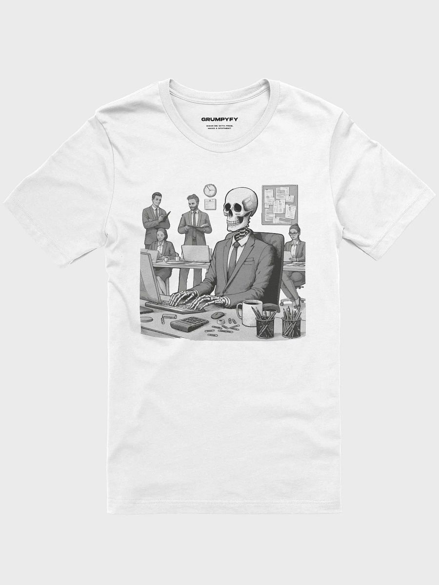 Corporate Skeleton (White Premium T-Shirt) product image (1)