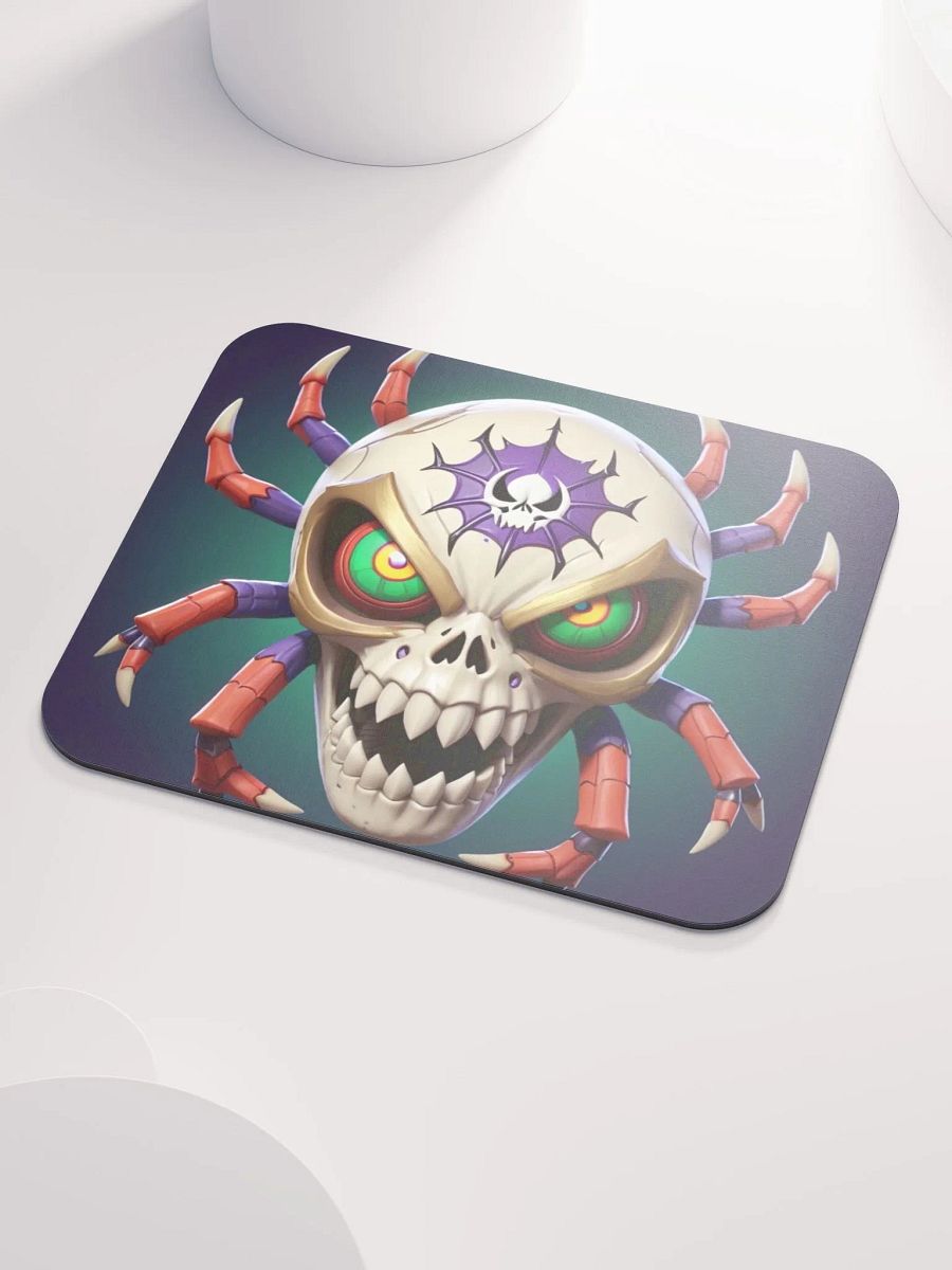 Eerie Skull Spider Mouse Pad product image (4)