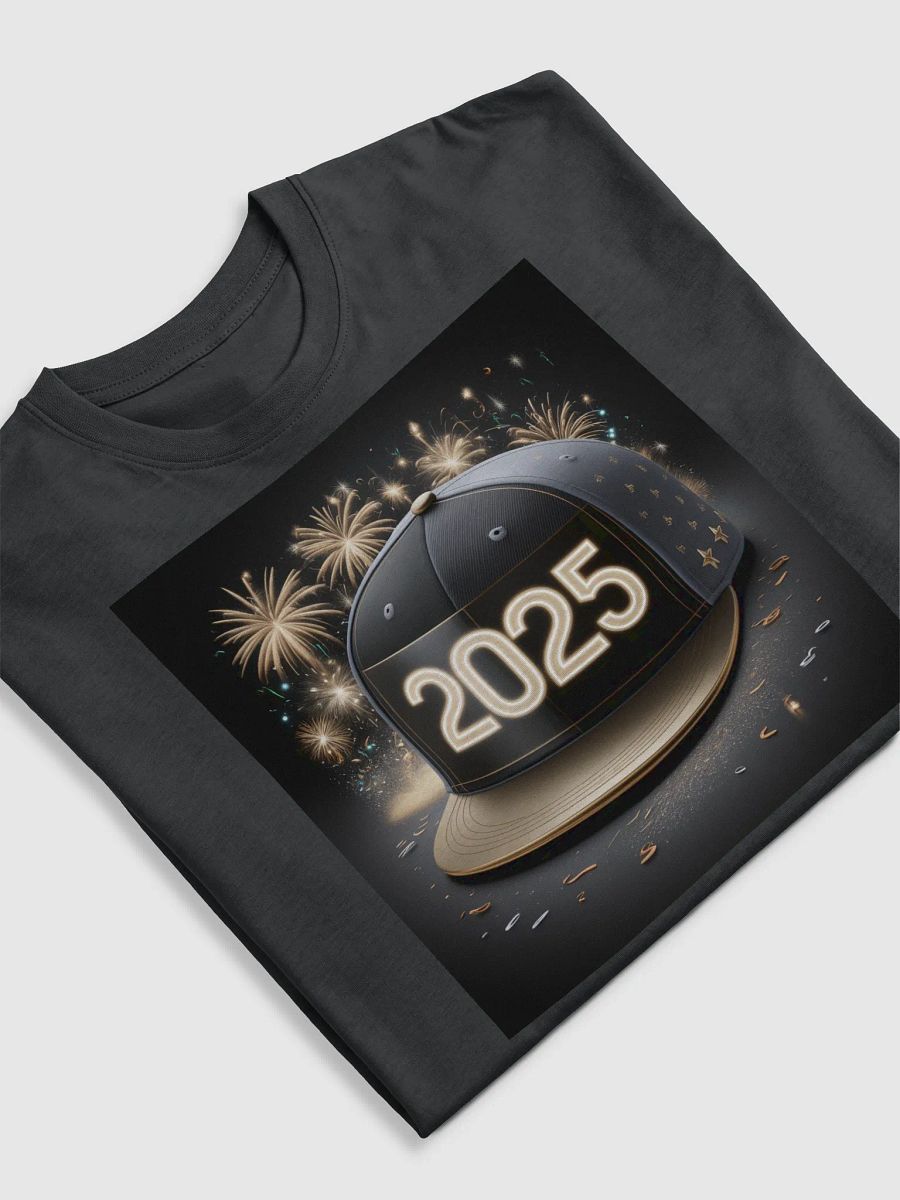"Golden Glow: The Ultimate New Year 2025 Cap" product image (5)