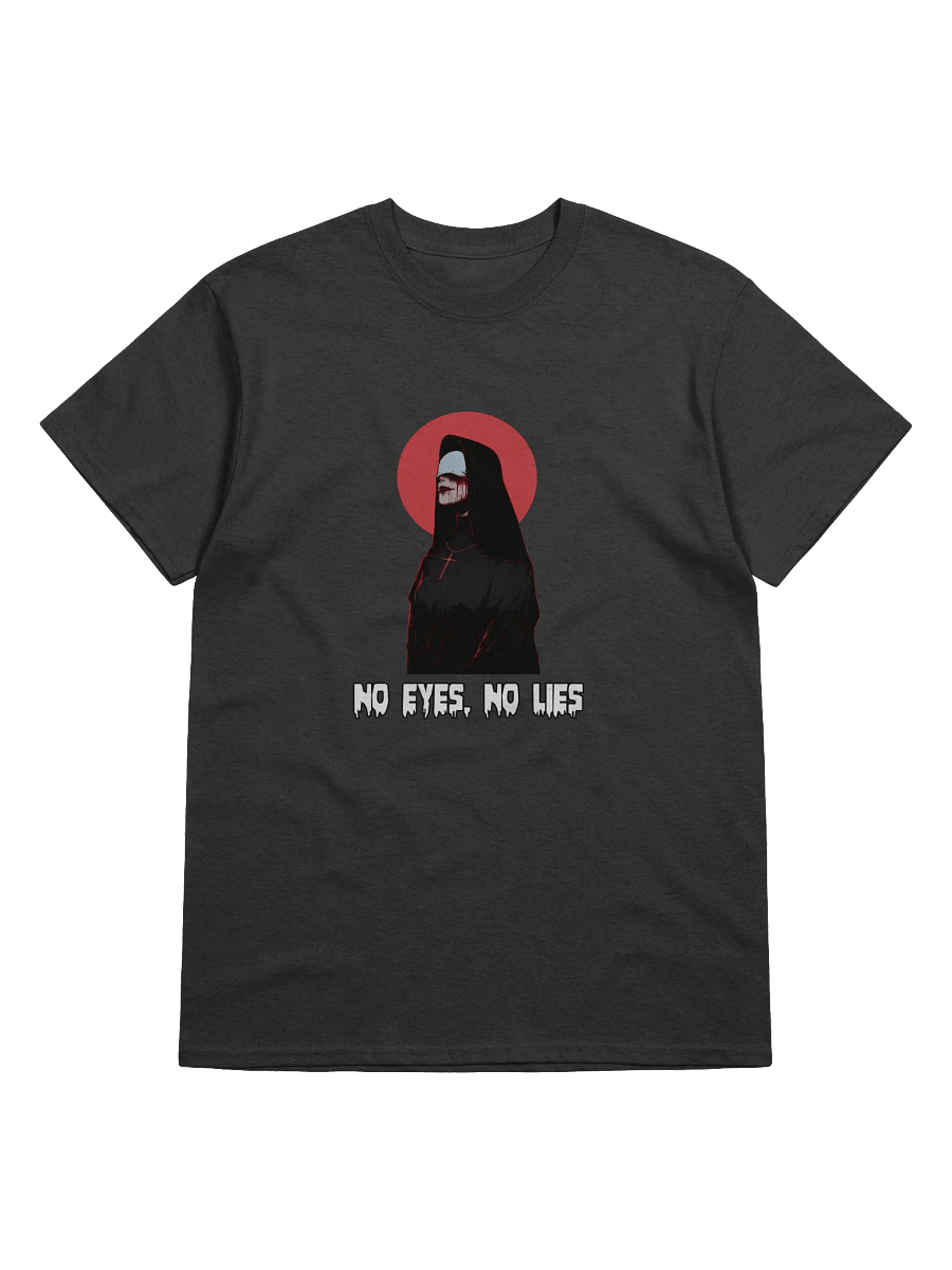 "No Eyes, No Lies" Heavyweight Printed T-Shirt product image (1)