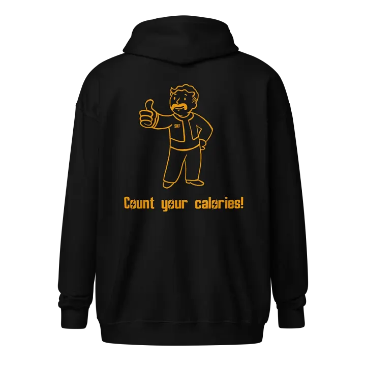 Count Your Calories Zip Up - Embroidered Front product image (1)