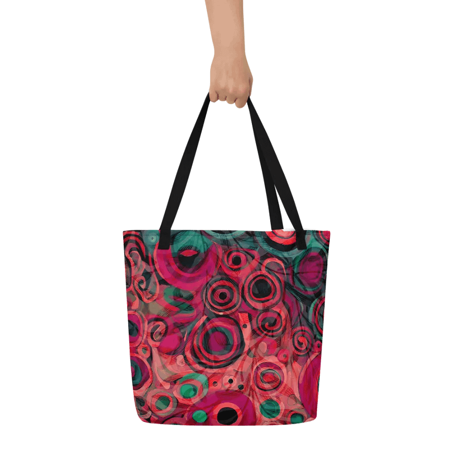 klimt inspired design all over print tote for arty moms and dads friends product image (6)