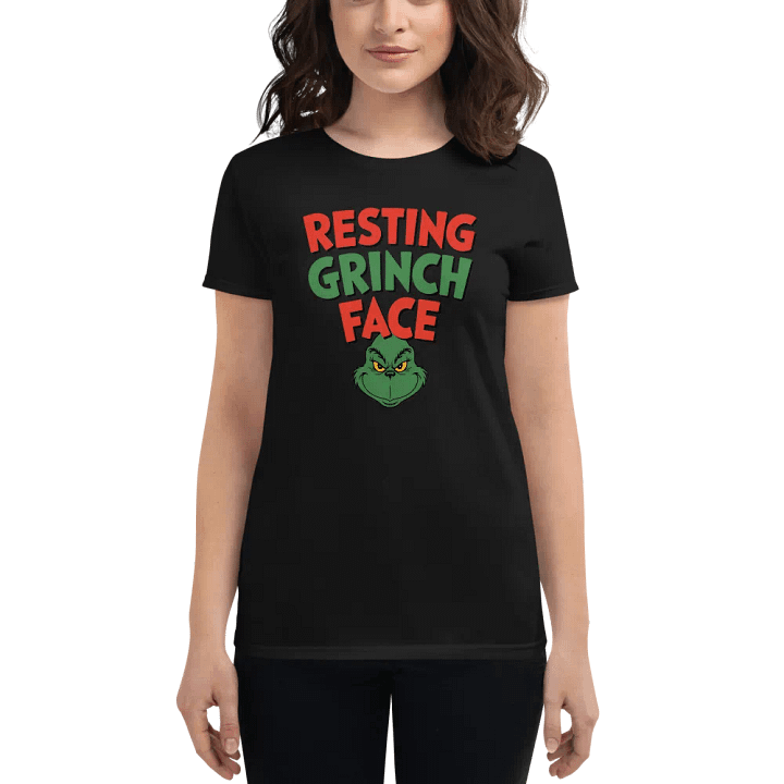 Mischievous Grinch Vibes Women's T-Shirt product image (1)