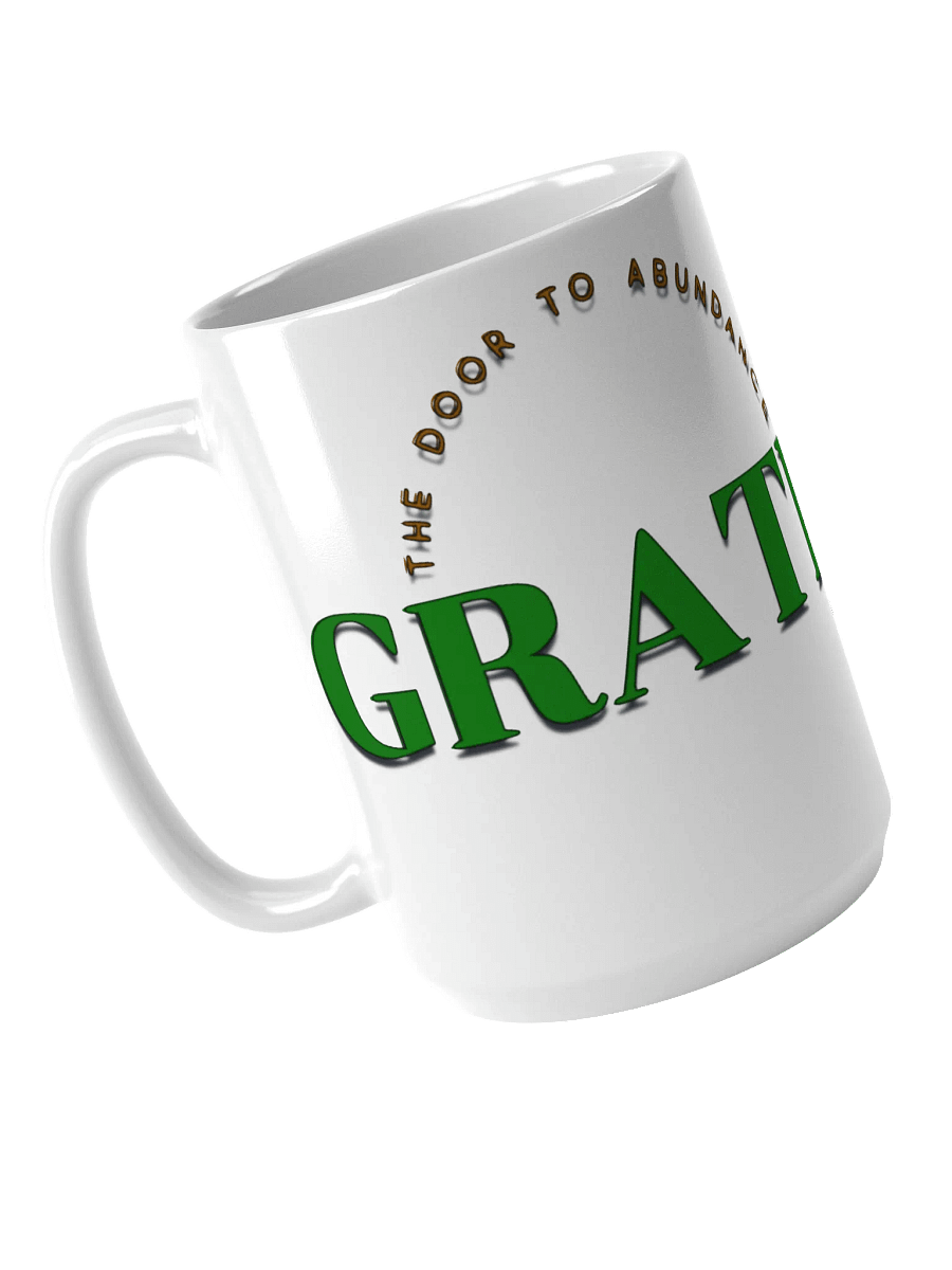 Gratitude Loop White Glossy Mug product image (3)
