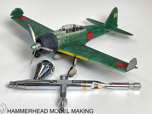 Its #fighterfriday and here are some alternate images of the recently completed Tamiya 1/48 A6M3.

@gaahleri_airbrush GHAD-98...
