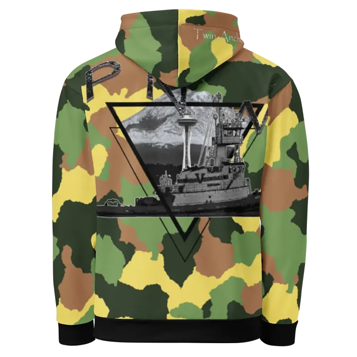 Camouflage & Green PNW 1 Hudson VB Hoodie product image (1)