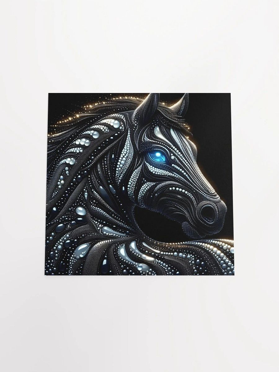 Celestial Horse Dotted Art Poster product image (11)