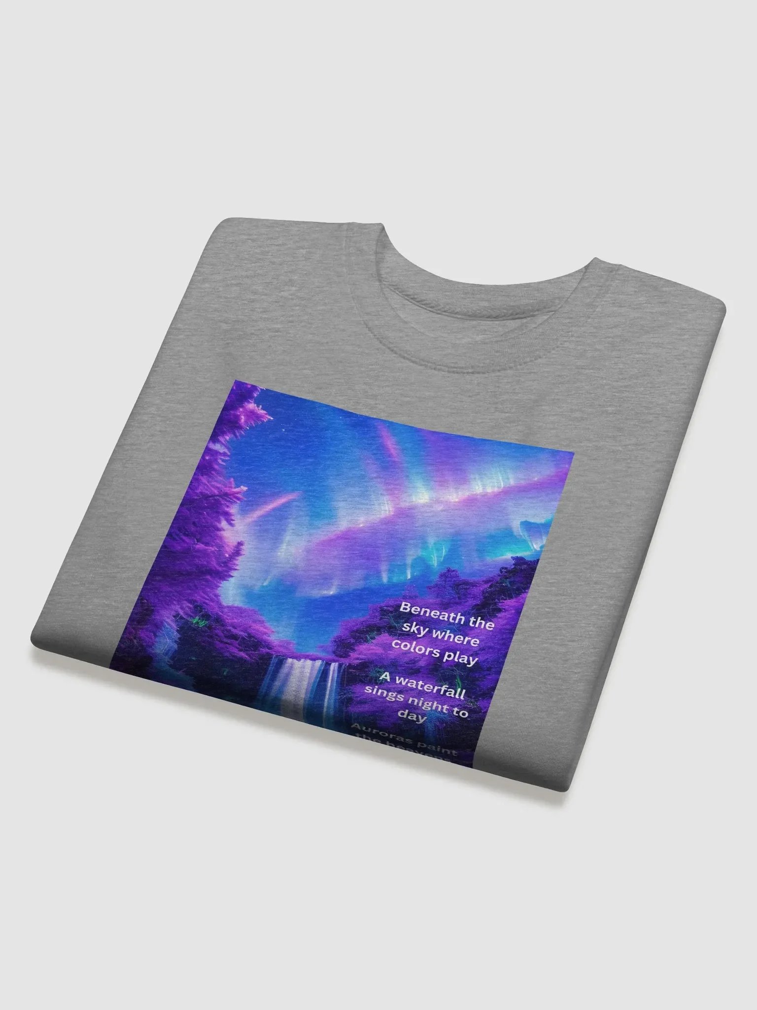 Auroral Waterfall Serenade Sweatshirt product image (8)
